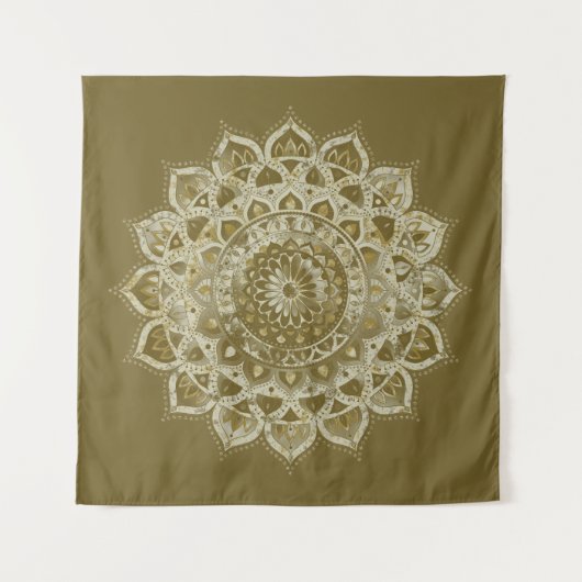 Tenture Classique Mandala Inde Style 4 (Devant)