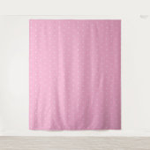 Tenture Classique pois blanc sur rose pâle moderne (Devant)