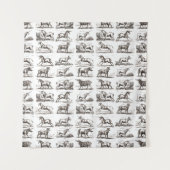 Tenture Classique Unicorne Antique Mythique Magie Créature (Devant)