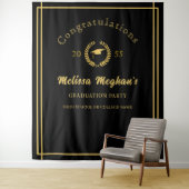 Tenture Classy Gold Casquette Laurel Wreath Grad Party Bac (En situation)