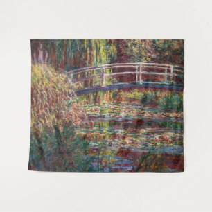 Tenture Claude Monet - Bassin aux nymphéas, harmonie rose