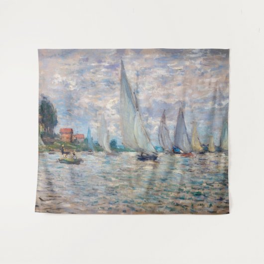 Tenture Claude Monet - Bateaux Regatta à Argenteuil (Devant (Horizontal))