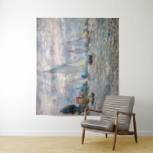 Tenture Claude Monet - Bateaux Regatta à Argenteuil (En situation)