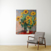 Tenture Claude Monet - Bouquet de tournesols (En situation)