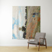 Tenture Claude Monet - Champ de coquelicots (En situation)
