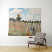 Tenture Claude Monet - Champ de coquelicots (En situation (horizontale))
