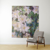 Tenture Claude Monet - Clematis blanc (En situation)
