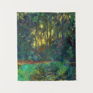 Tenture Claude Monet - Coin d'étang avec des nénuphars