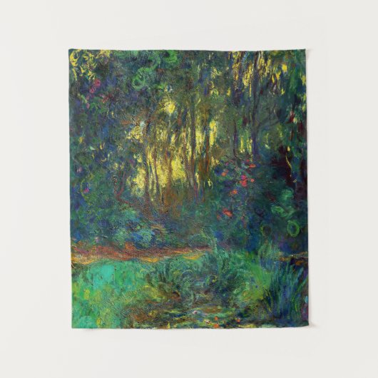 Tenture Claude Monet - Coin d'un étang avec des Nénuphars (Devant)