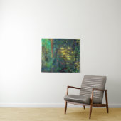 Tenture Claude Monet - Coin d'un étang avec des Nénuphars (En situation (horizontale))