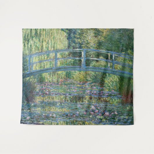 Tenture Claude Monet - Eau Lily étang, Harmonie verte (Devant (Horizontal))