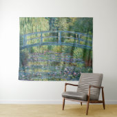 Tenture Claude Monet - Eau Lily étang, Harmonie verte (En situation (horizontale))