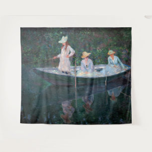 Tenture Claude Monet - En Norvegienne Bateau à Giverny