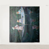 Tenture Claude Monet - En Norvegienne Bateau à Giverny (Devant)