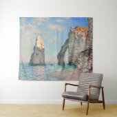 Tenture Claude Monet - Falaises à Etretat (En situation (horizontale))