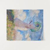Tenture Claude Monet - Femme avec Parasol face à gauche (Devant (Horizontal))