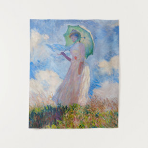 Tenture Claude Monet - Femme avec Parasol face à gauche