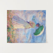 Tenture Claude Monet - Femme avec un parasol face à droite (Devant (Horizontal))