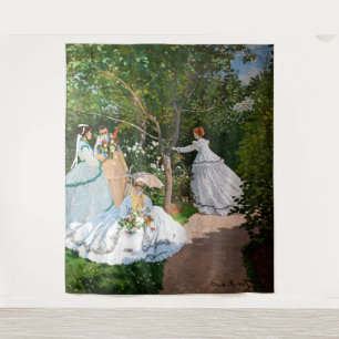 Tenture Claude Monet - Femmes dans le jardin