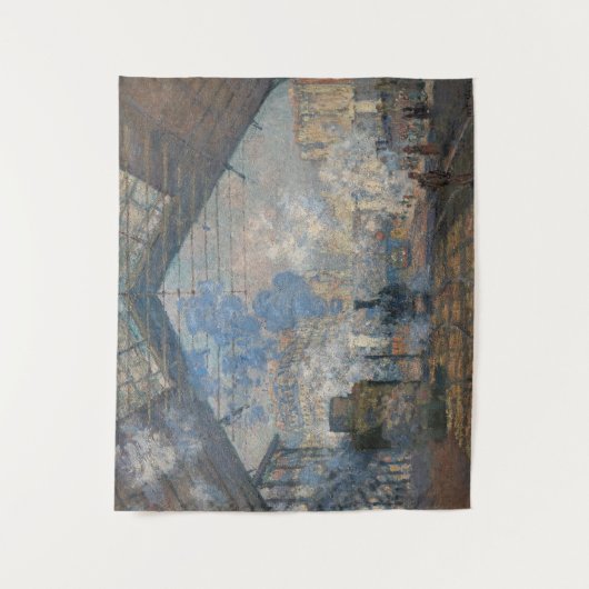 Tenture Claude Monet - Gare Saint-Lazare Vue extérieure (Devant)