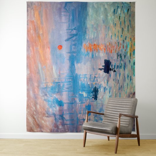 Tenture Claude Monet - Impression, lever de soleil (En situation)