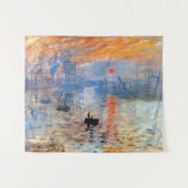 Tenture Claude Monet Impression Sunrise Poster Canvas Prin (Devant (Horizontal))
