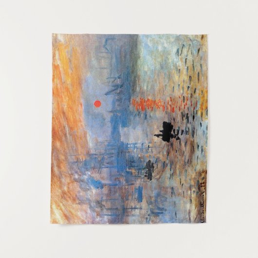 Tenture Claude Monet Impression Sunrise Poster Canvas Prin (Devant)