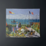 Tenture Claude Monet - Jardin de Sainte-Adresse<br><div class="desc">Jardin à Sainte-Adresse / Terrasse à Sainte-Adresse - Claude Monet,  Huile sur toile,  1867</div>