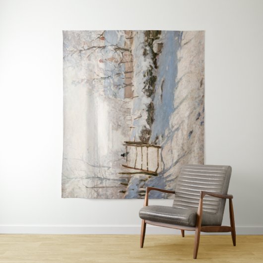 Tenture Claude Monet - Le Magpie (En situation)