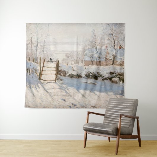 Tenture Claude Monet - Le Magpie (En situation (horizontale))