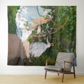 Tenture Claude Monet - Les femmes dans le jardin (En situation (horizontale))