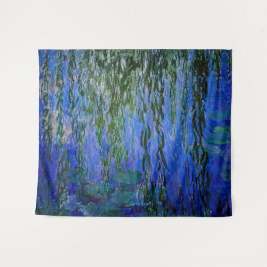 Tenture Claude Monet - Lys d'eau avec saule plumant (Devant (Horizontal))