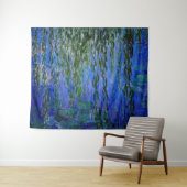 Tenture Claude Monet - Lys d'eau avec saule plumant (En situation (horizontale))