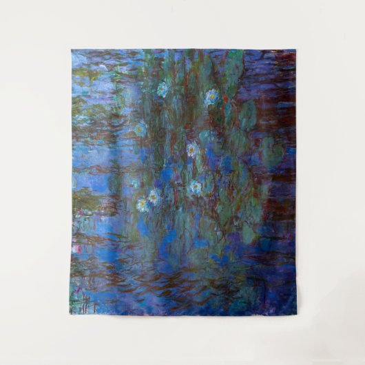 Tenture Claude Monet - Lys d'Eau Bleue (Devant)