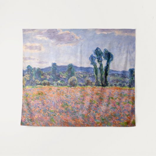 Tenture Claude Monet - Poppy Field 1890 (Giverny) (Devant (Horizontal))