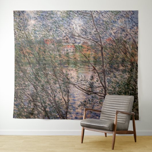 Tenture Claude Monet - Printemps à travers les branches (En situation (horizontale))