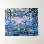 Tenture Claude Monet - Water Lilies, 1919,<br><div class="desc">Célèbre peinture de Water Lilies,  1919,  par Claude Monet</div>