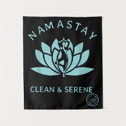 Tenture Clean & Serene Yoga Anonymes de la Narcotique (Devant)