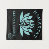 Tenture Clean & Serene Yoga Anonymes de la Narcotique (Devant (Horizontal))