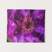 Tenture Clematis Le Président (Devant (Horizontal))