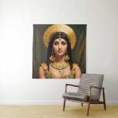 Tenture Cleopatra Egyptian Queen Portrait Art (En situation)
