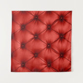 Tenture Close up background texture of scarlet red capiton (Devant (Horizontal))