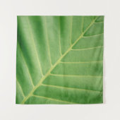 Tenture Close up photo of green leaf (Devant (Horizontal))