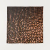 Tenture Closeup : crocodile texture cuir. (Devant (Horizontal))