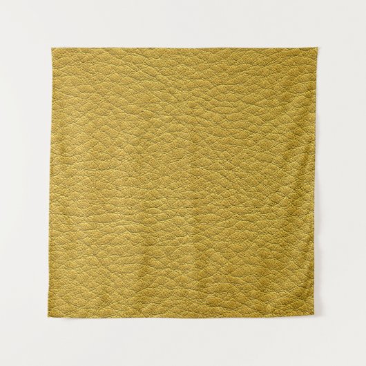 Tenture Closeup en cuir jaune (Devant)