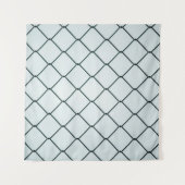 Tenture Clôture de chaîne en métal noir (Devant (Horizontal))