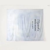 Tenture Cloud 9 Pastel Blue Sky Fête des mariées fond (Devant (Horizontal))