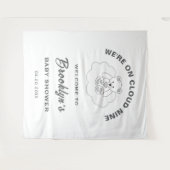 Tenture Cloud Neuf Baby shower neutre pour les femmes Cont (Devant (Horizontal))