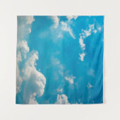 Tenture Cloudy and blue sky backgroundabstract, air, area, (Devant (Horizontal))