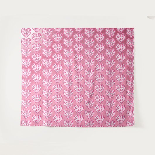 Tenture Club de l'amour de soi (Devant (Horizontal))